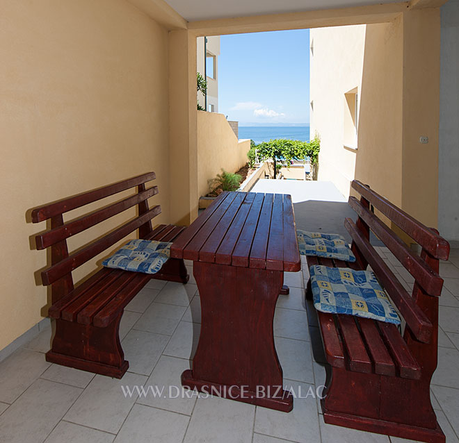 terrace with seaview