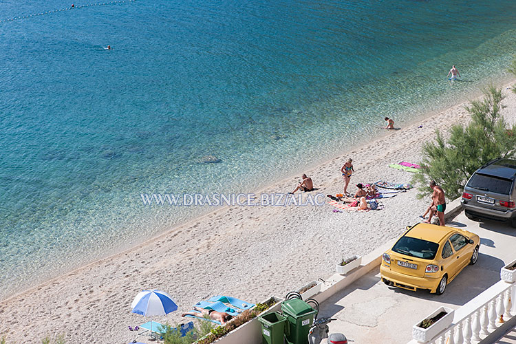 Drašnice - beach view from apartments Ala balcony