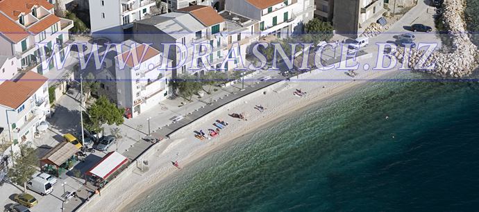Dranice (Drasnice) - offer wide range of private apartments, there are no hotels what means there are no to many people on beaches, so beaches are clean, sea is clean, there is enough space for everyone, ideal for families with children, because there is no deep sea, they are allways on your sight
